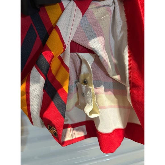 Vintage Calgary Flames CCM Authentic NHL Jersey Red Fight Strap 48 center ice - Picture 4 of 7
